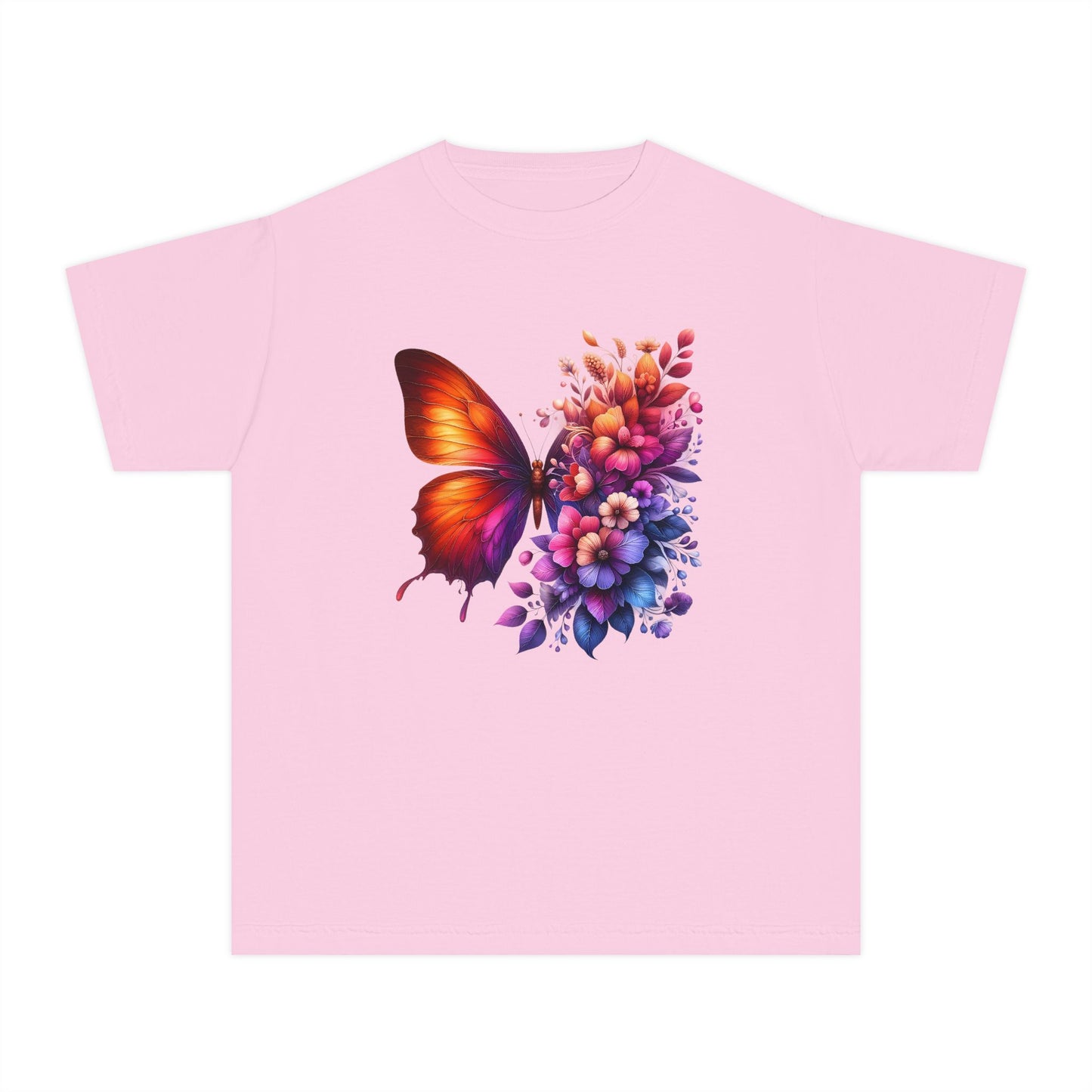 Butterfly Floral Youth T-Shirt