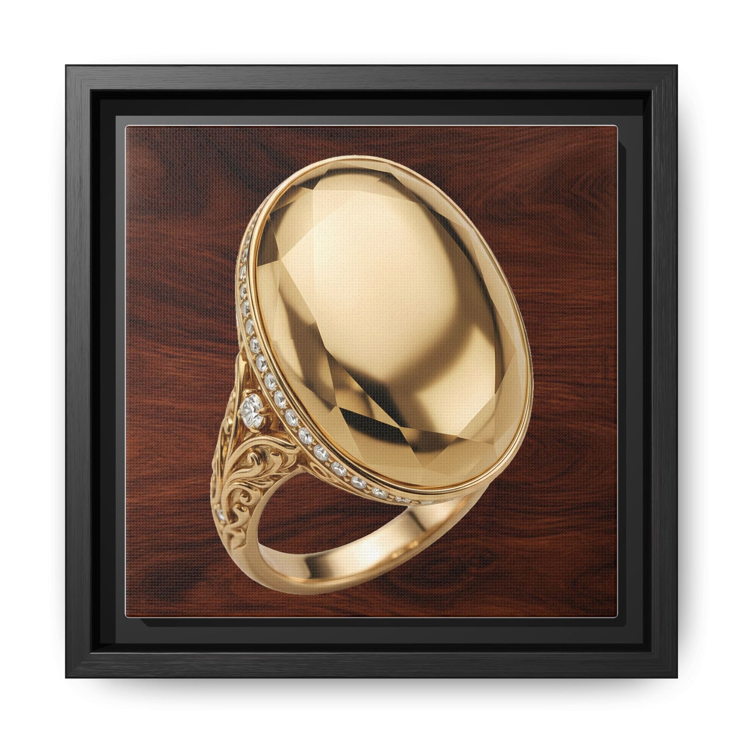 Molten Oval Canvas