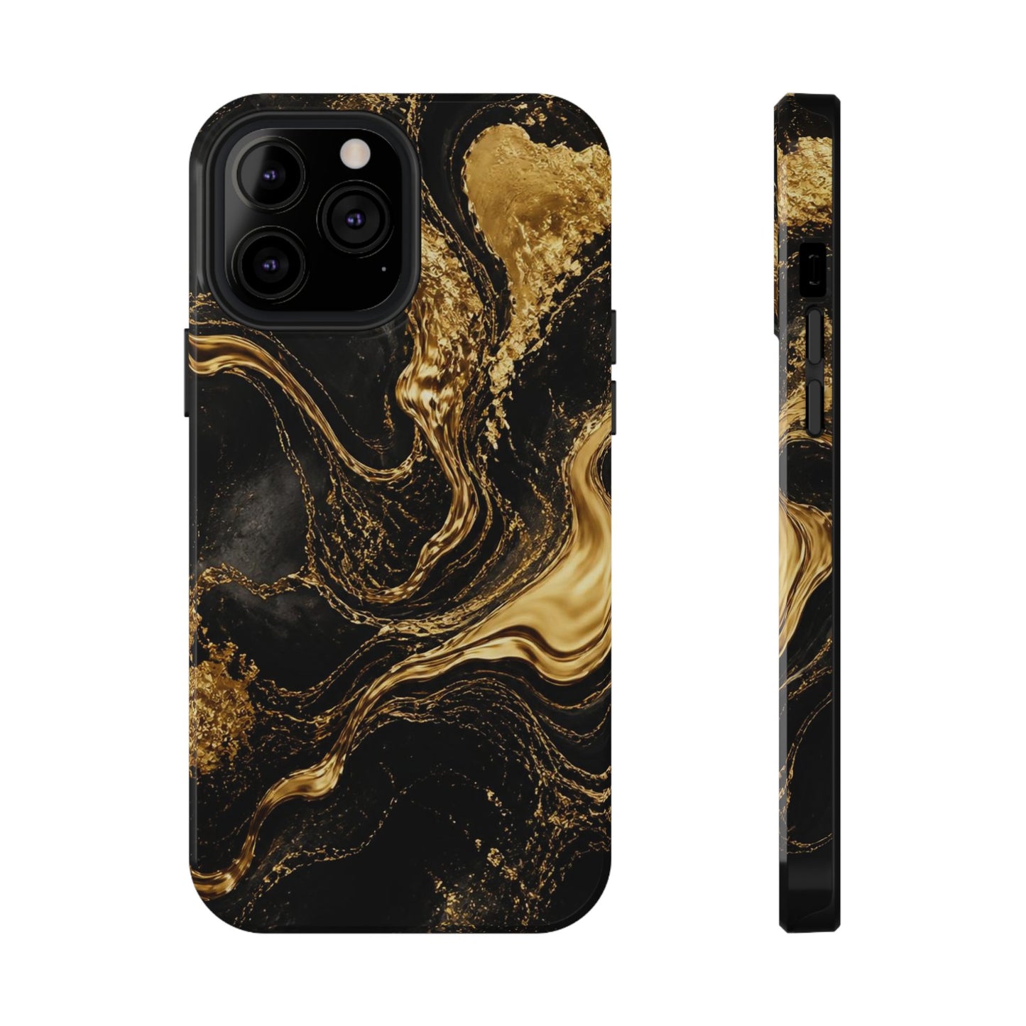 Obsidian Flow Apple Phone Case
