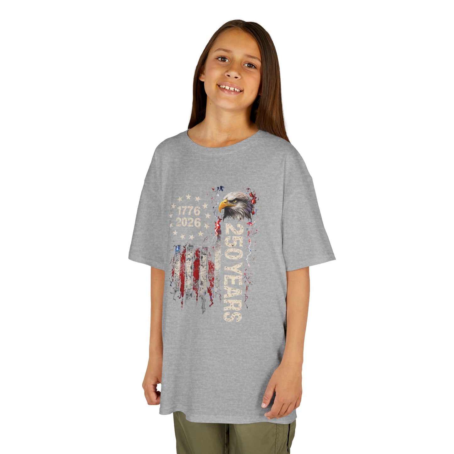 Youth America 250 Years Patriotic T-Shirt
