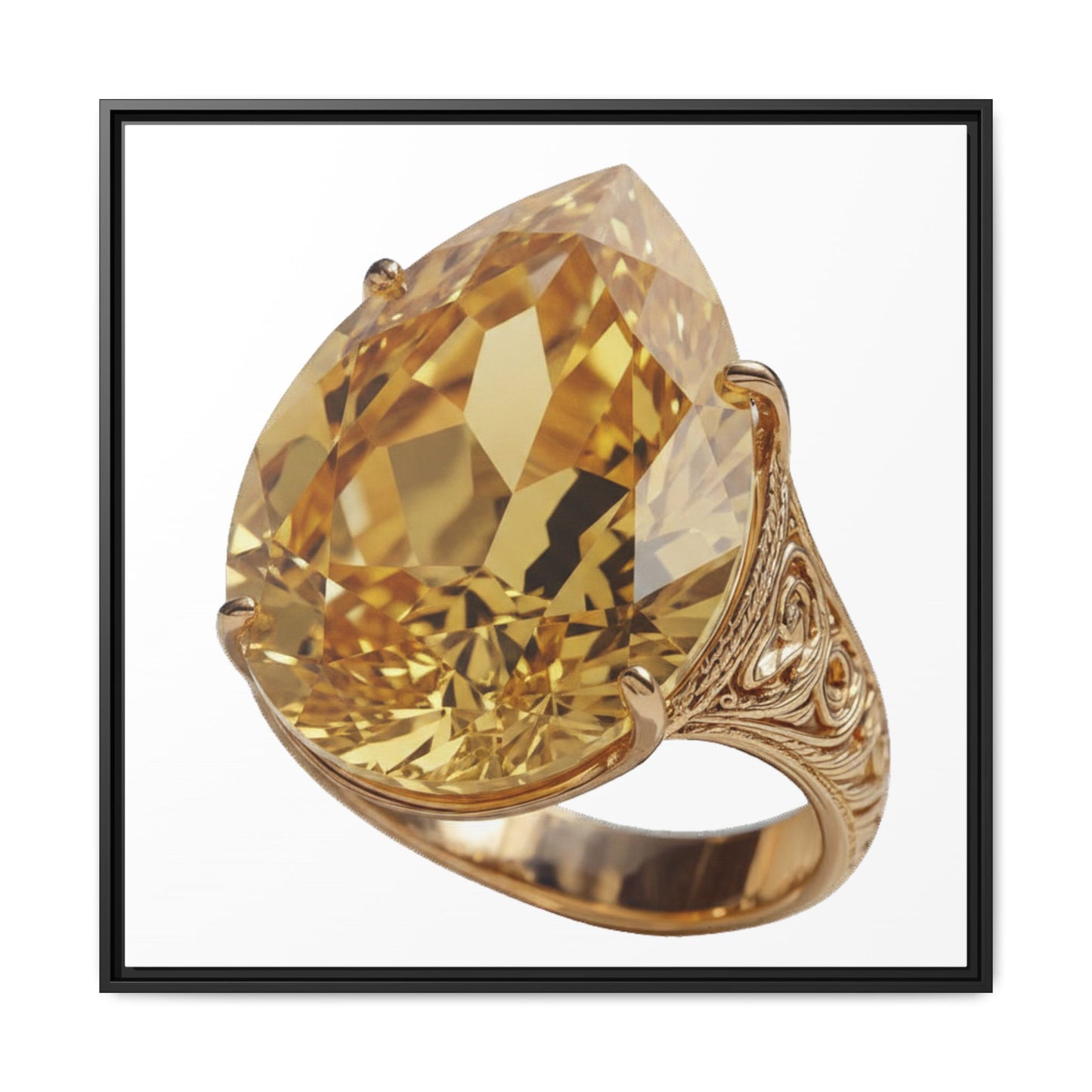 Citrine Signet Canvas Print