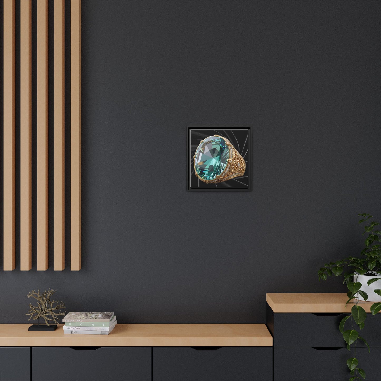 Silken Tourmaline Canvas