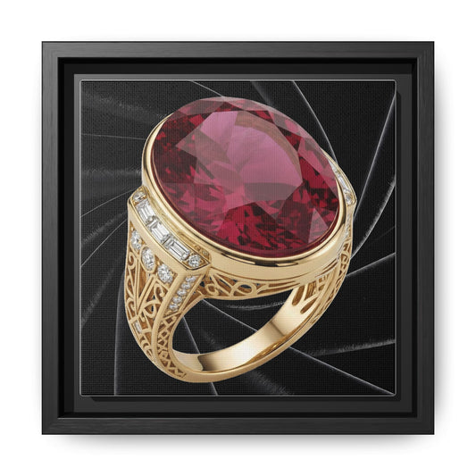 Noir Ruby Statement Canvas