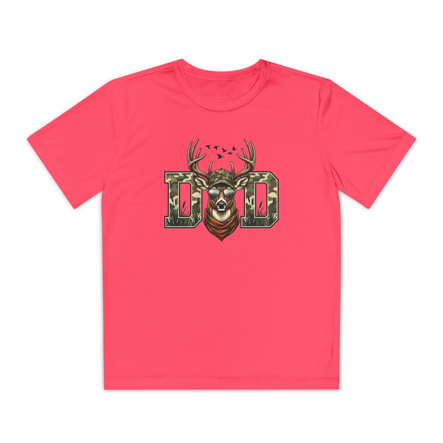 Youth Camo Deer Graphic T-Shirt