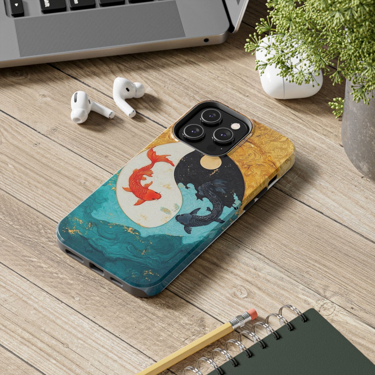 Koi Eclipse Apple Phone Case