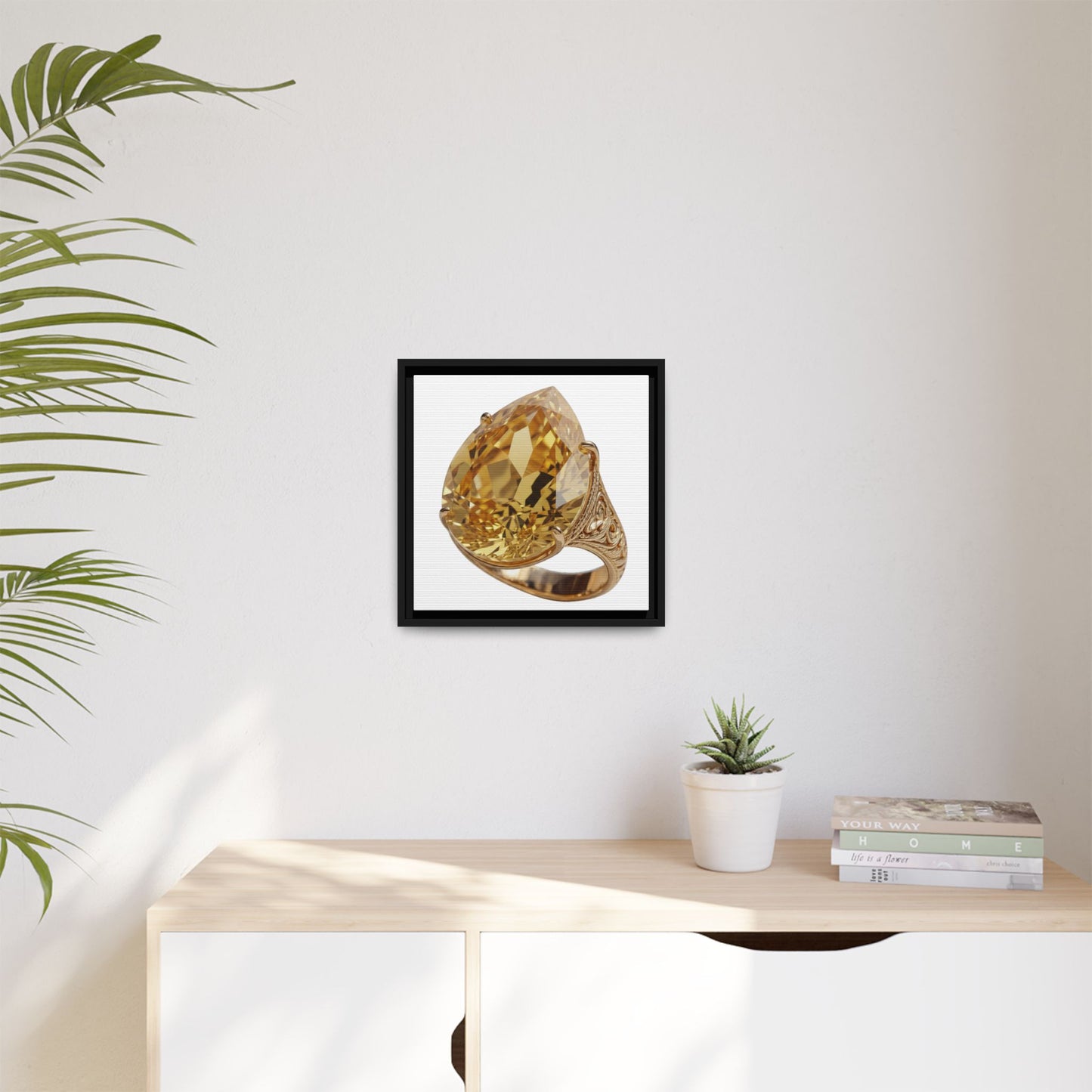 Citrine Signet Canvas Print