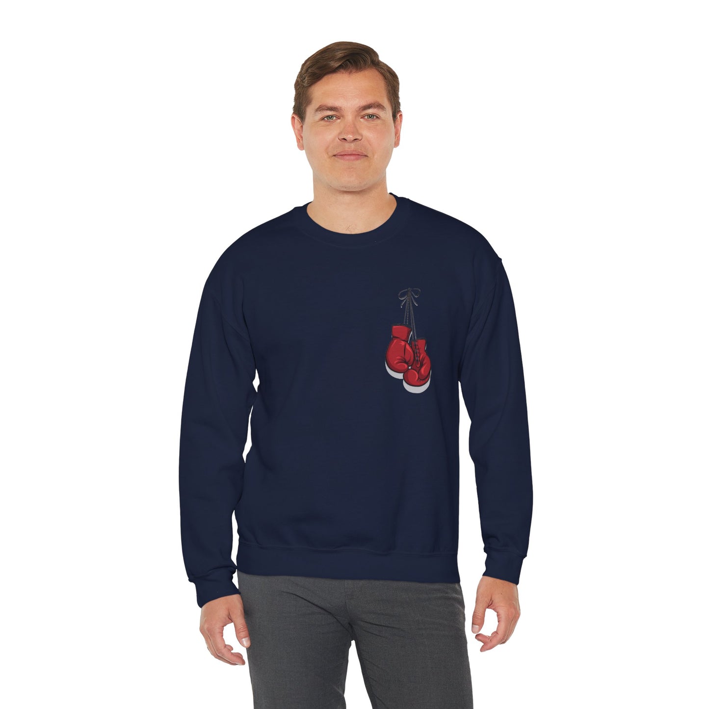 Boxing Kid Crewneck Sweatshirt