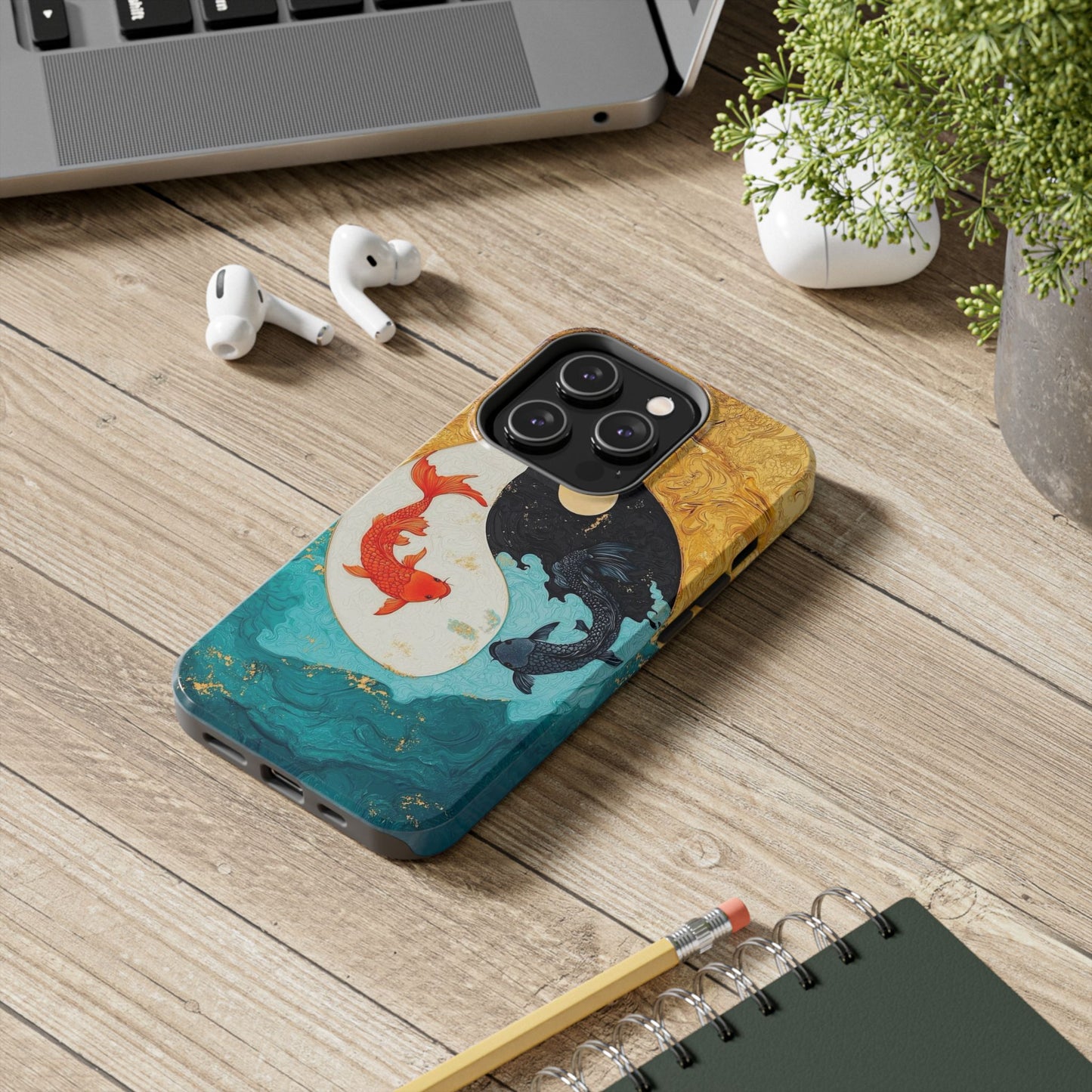 Koi Eclipse Apple Phone Case