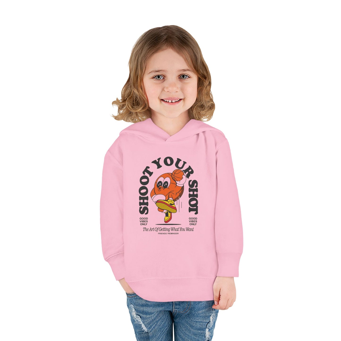 Shoot Your Shot Basketball Toddler Hoodie