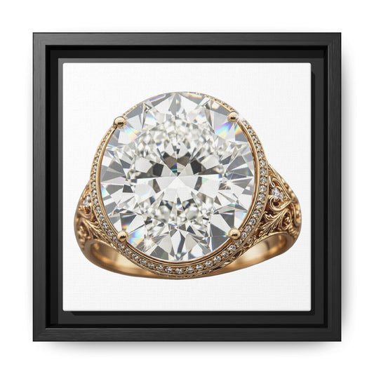Brilliant Cut Ring Canvas Print