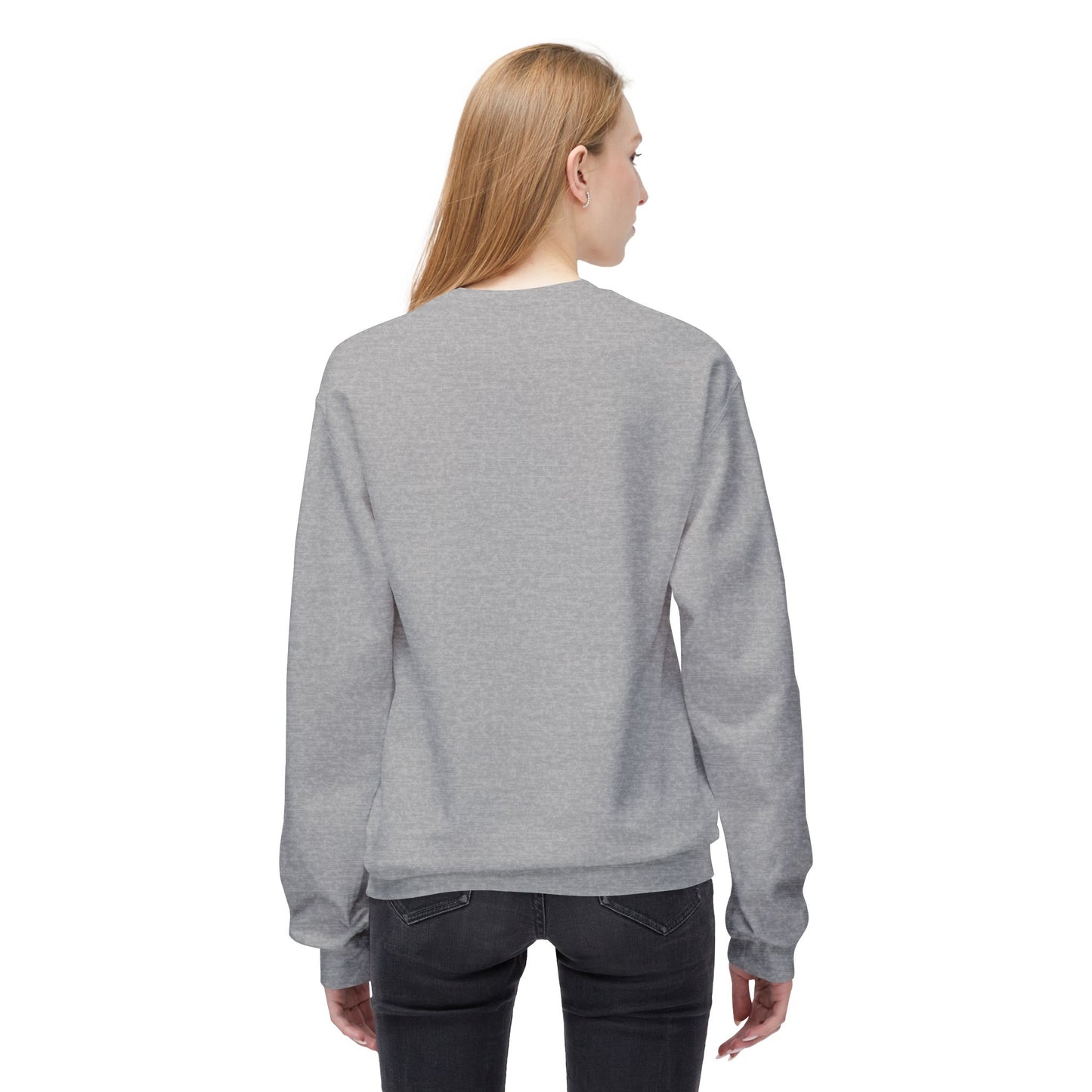 Blue Floral Cowboy Boots Crewneck Sweatshirt
