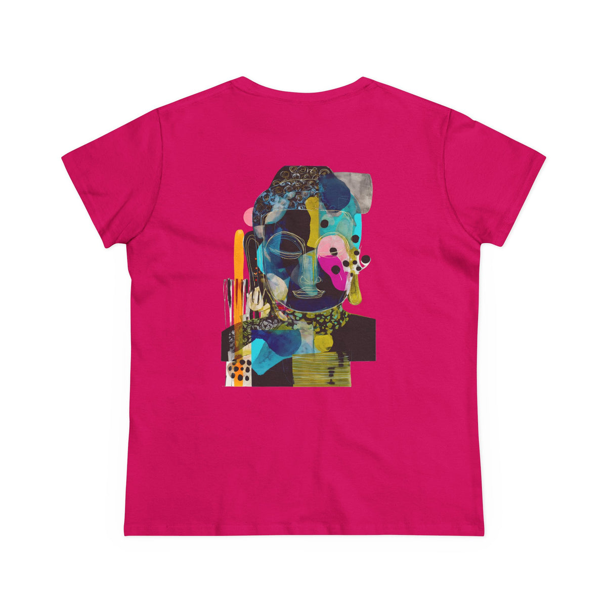 Abstract Chromatic Portrait Back Print Women’s Tee