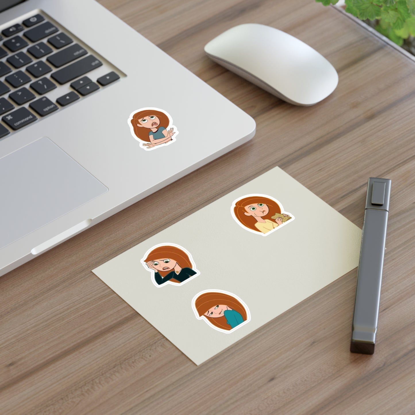 Retro Adventure Girl Sticker Sheet