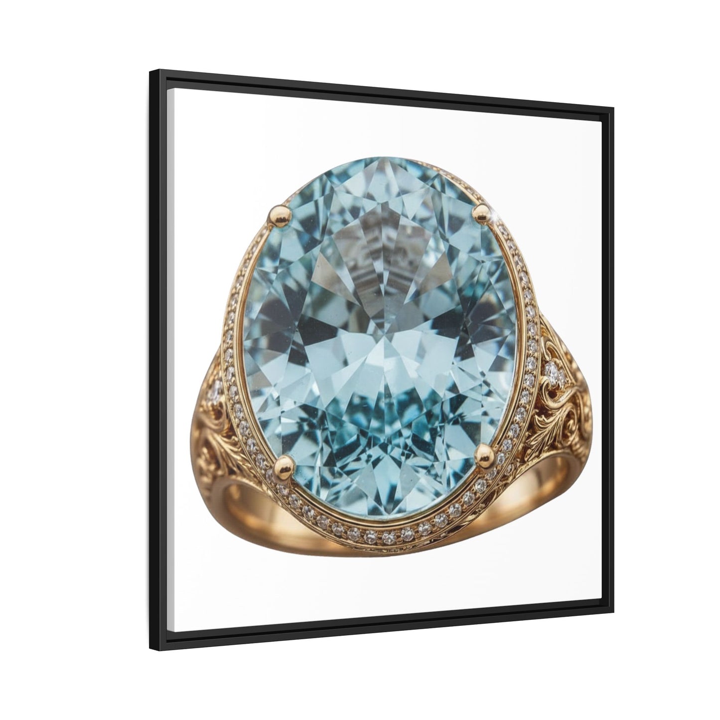 Aquamarine Heirloom Canvas Print