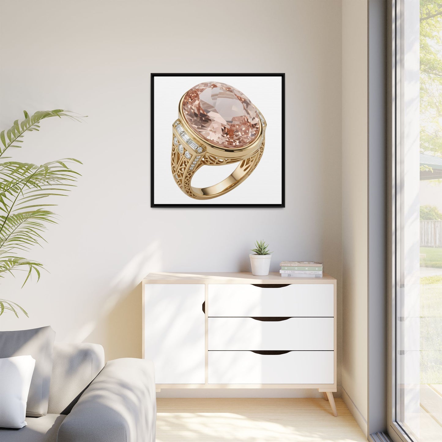 Estate Morganite Canvas Print