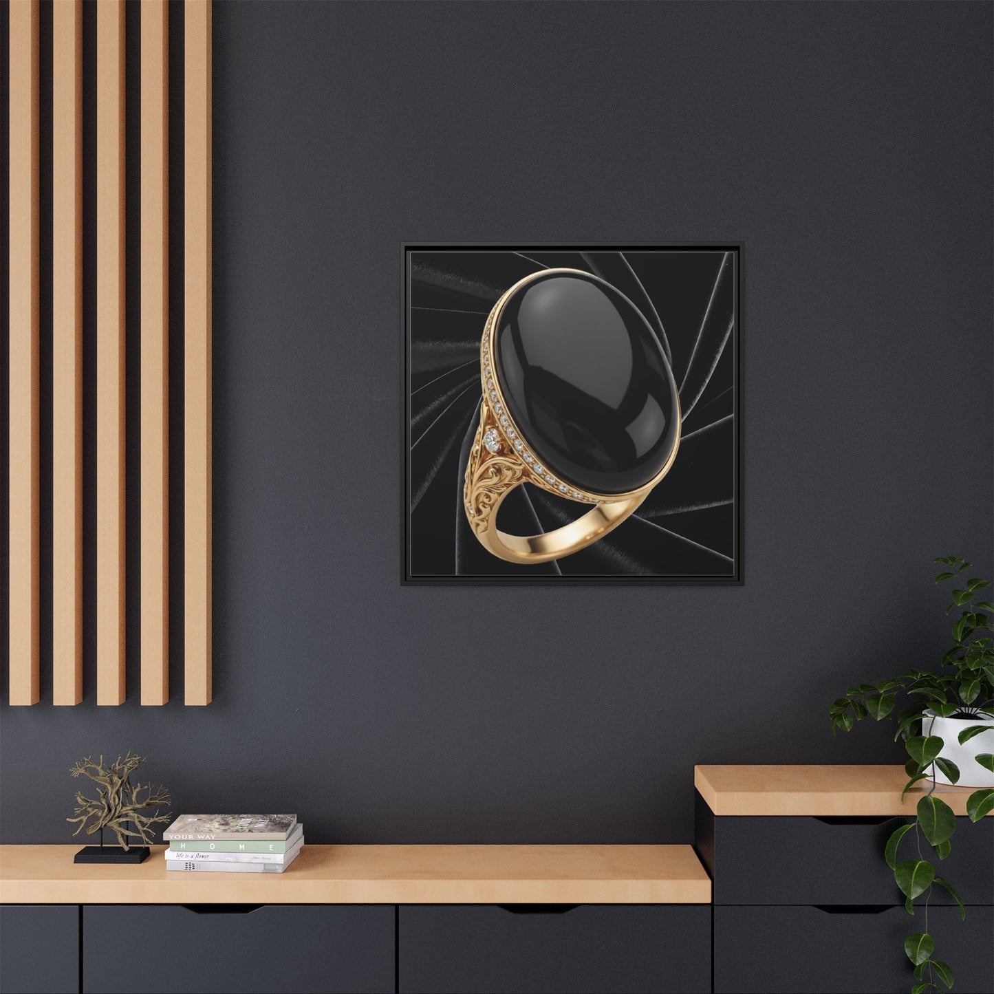 Onyx Nocturne Canvas