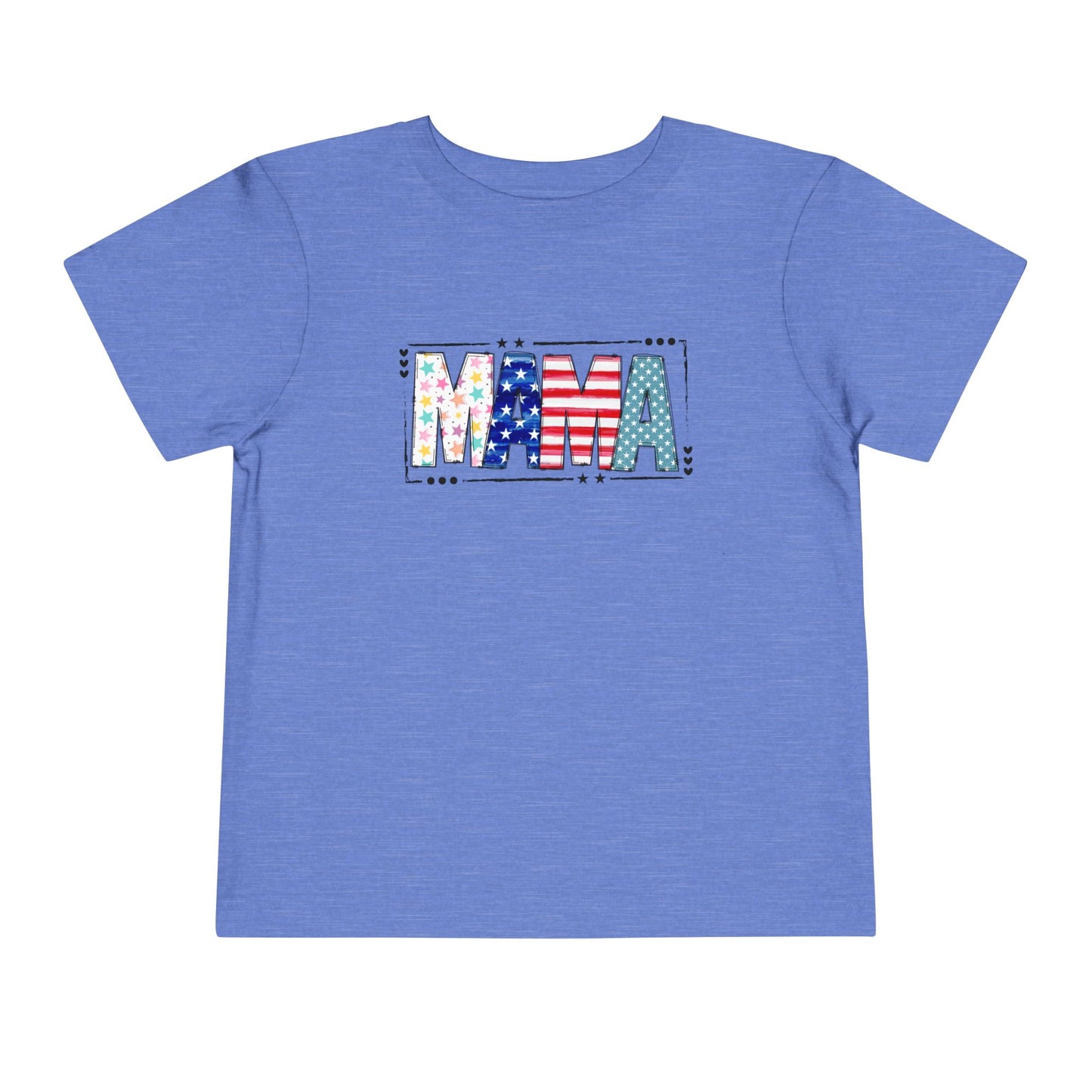 Toddler MAMA Patchwork Stars & Stripes T-Shirt