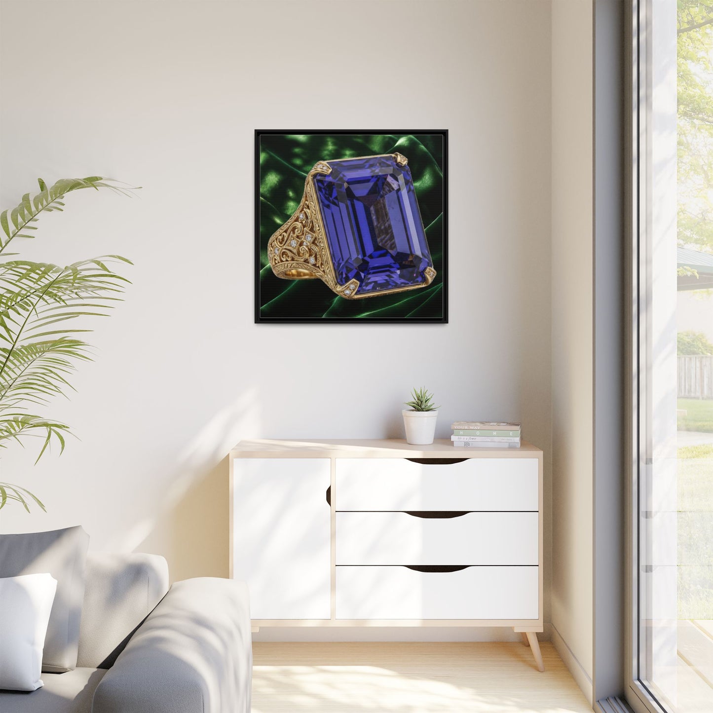Tanzanite Verdant Glow Ring Canvas