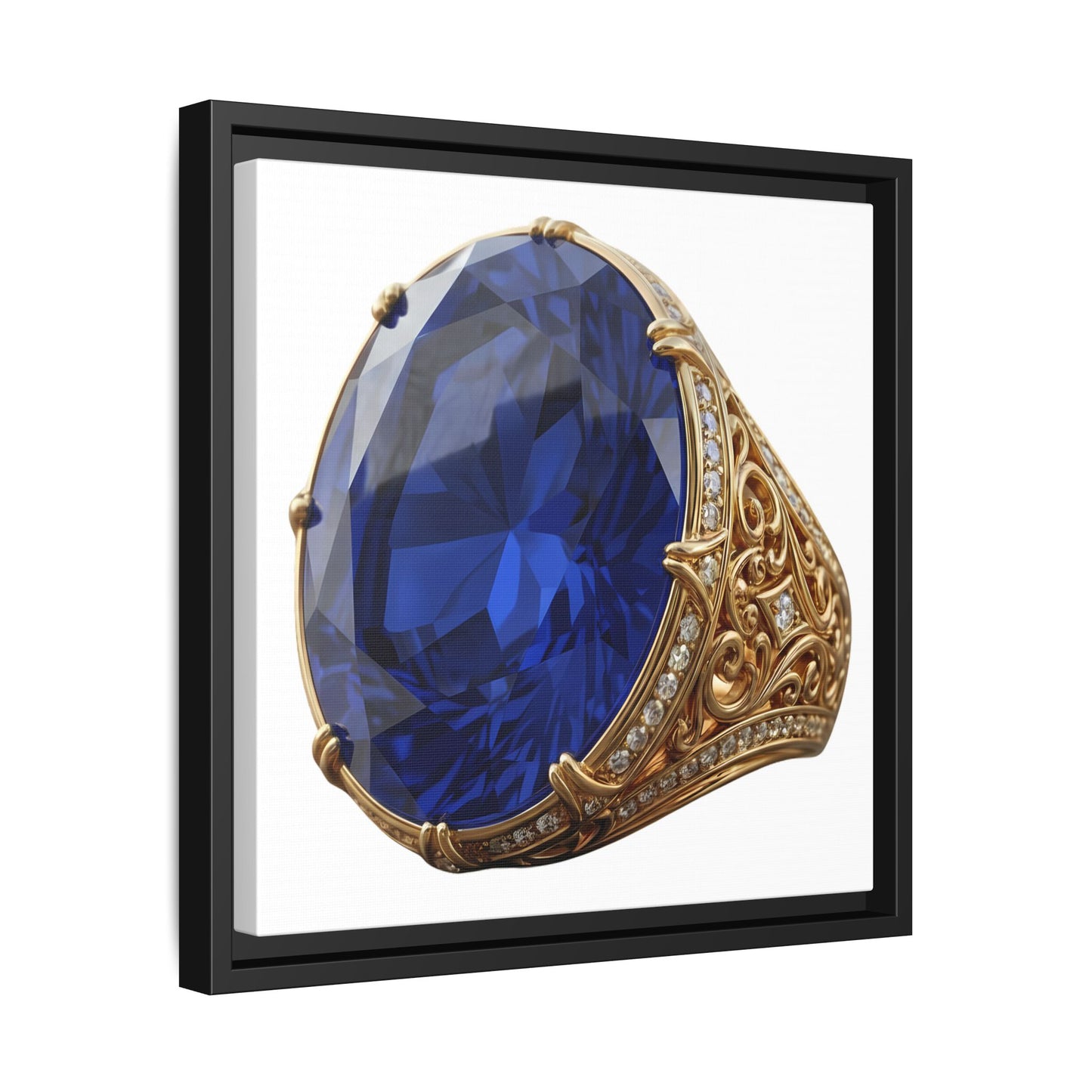 Blue Sapphire Signet Canvas Print