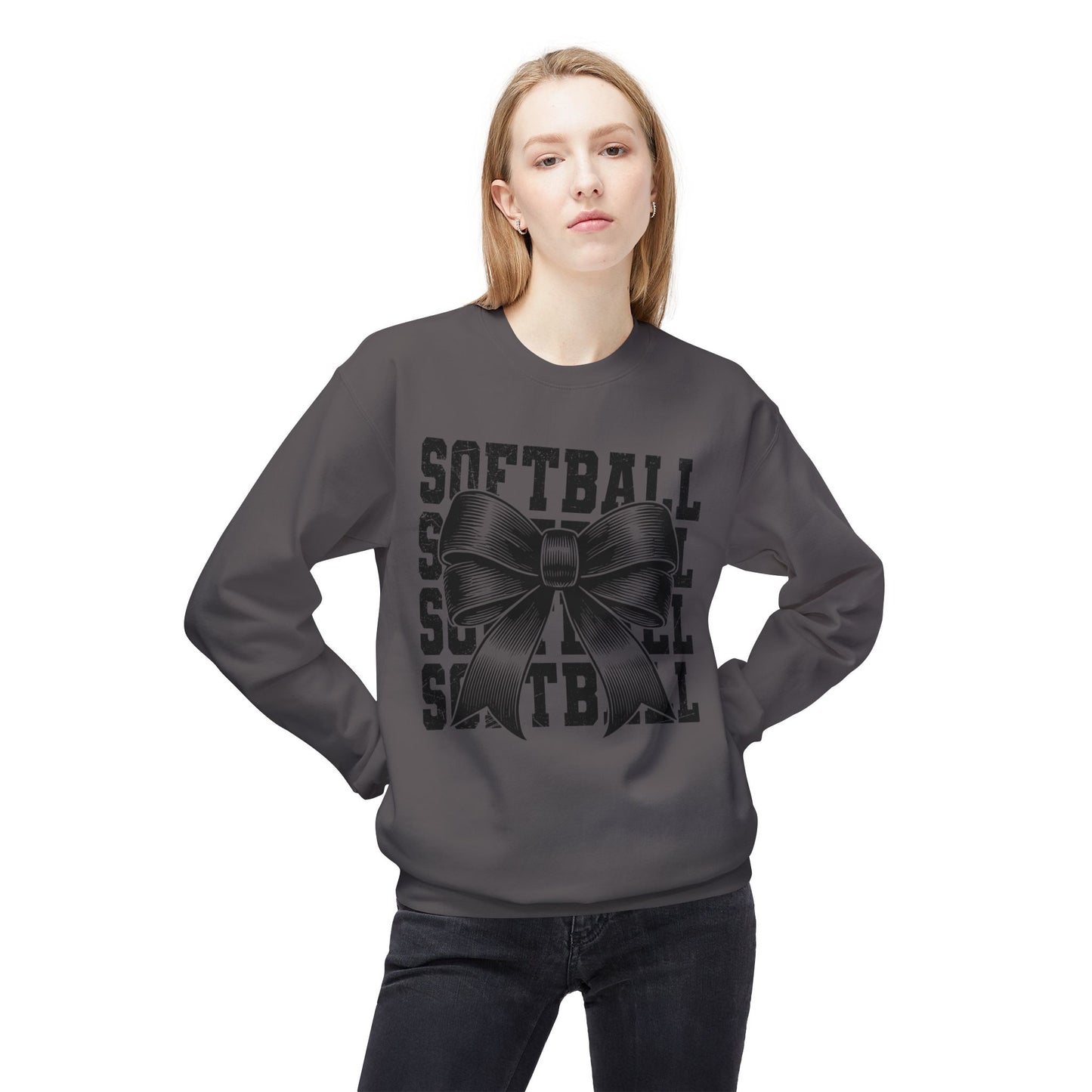 Softball Spirit Crewneck Sweatshirt