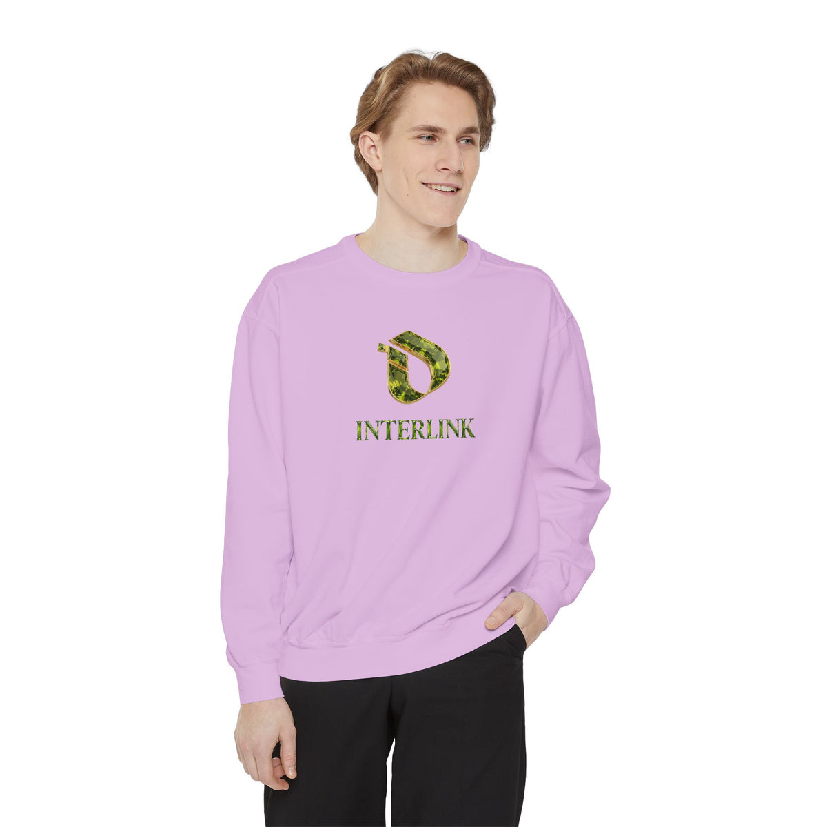 Peridot Meadowlight Interlink Women’s Crewneck Sweatshirt