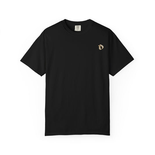 Cut Diamond Interlink Heavyweight Garment-Dyed Back Print Tee