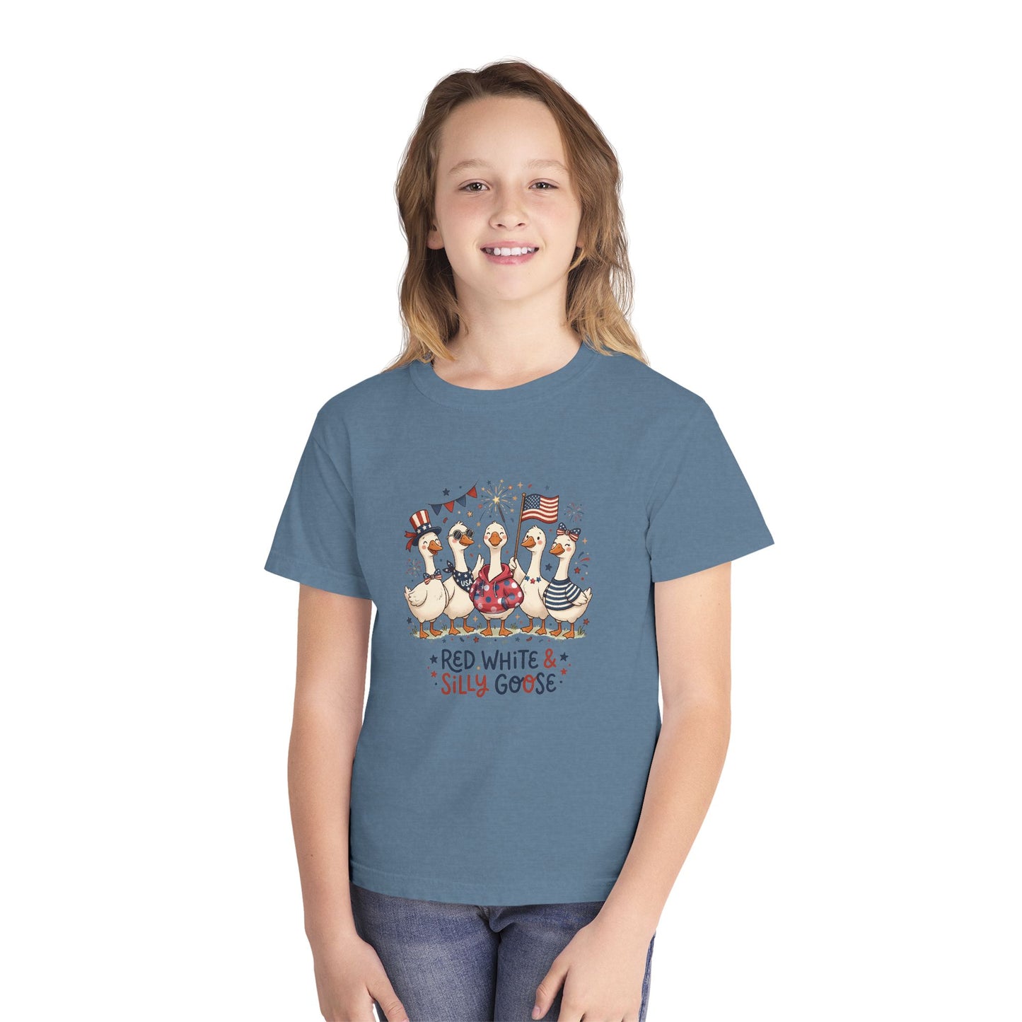 Red White & Silly Goose Youth T-Shirt