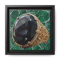 Black Diamond Mosaic Canvas
