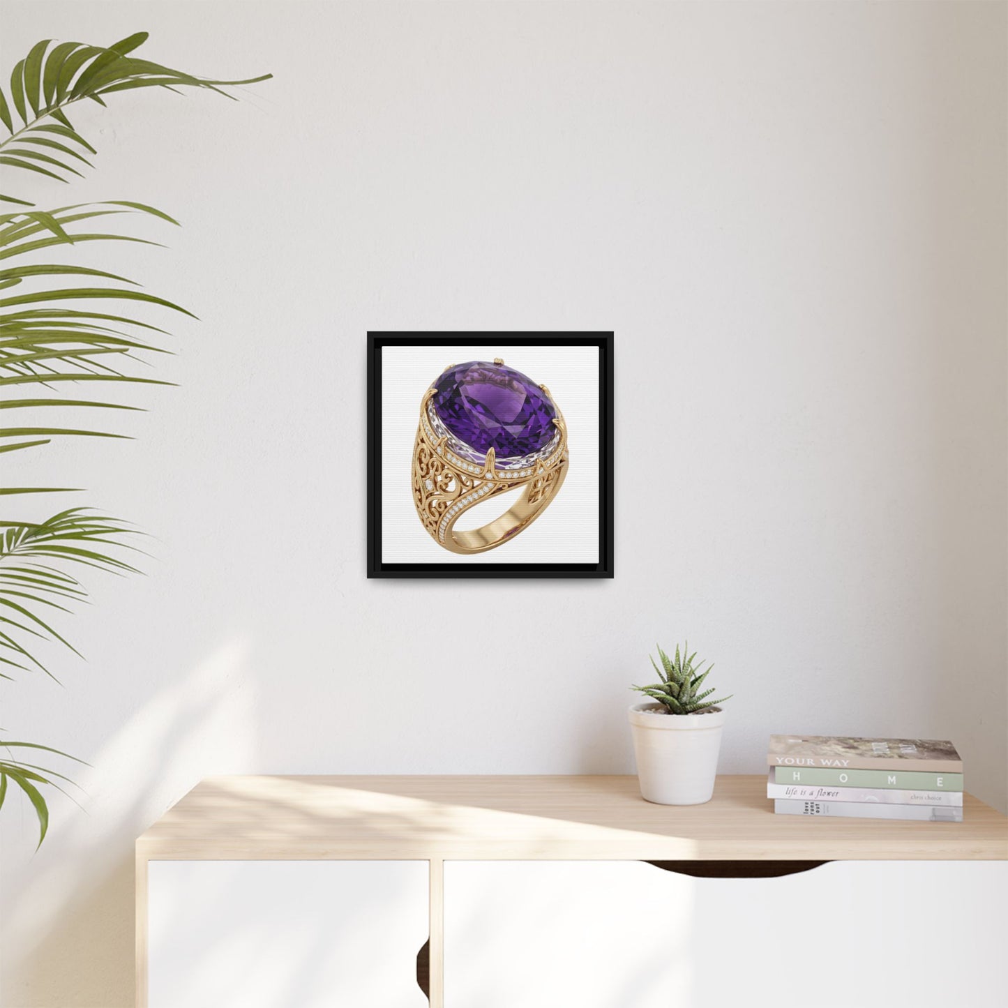 Amethyst Emblem Canvas Print