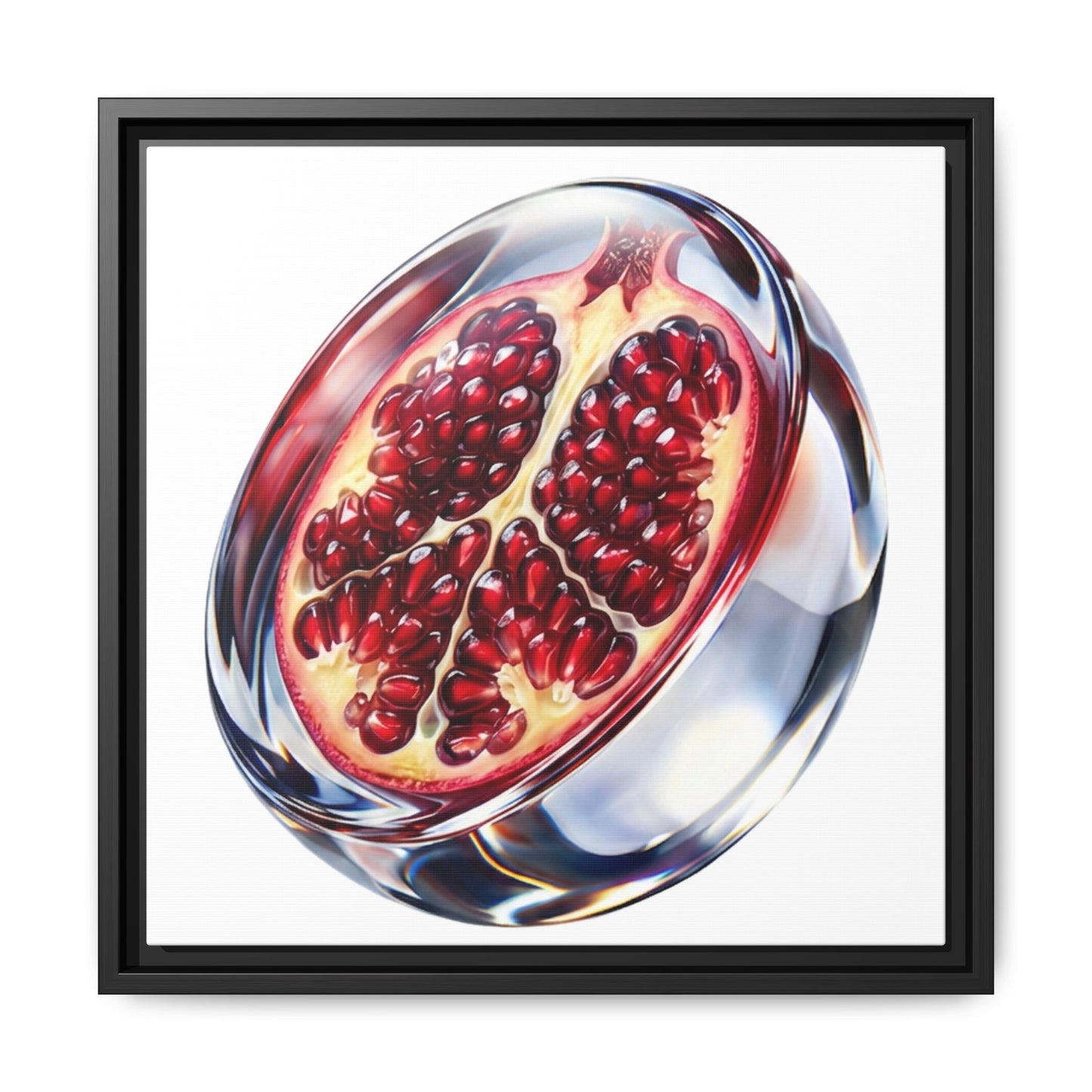 Crimson Pomegranate Framed Wall Art