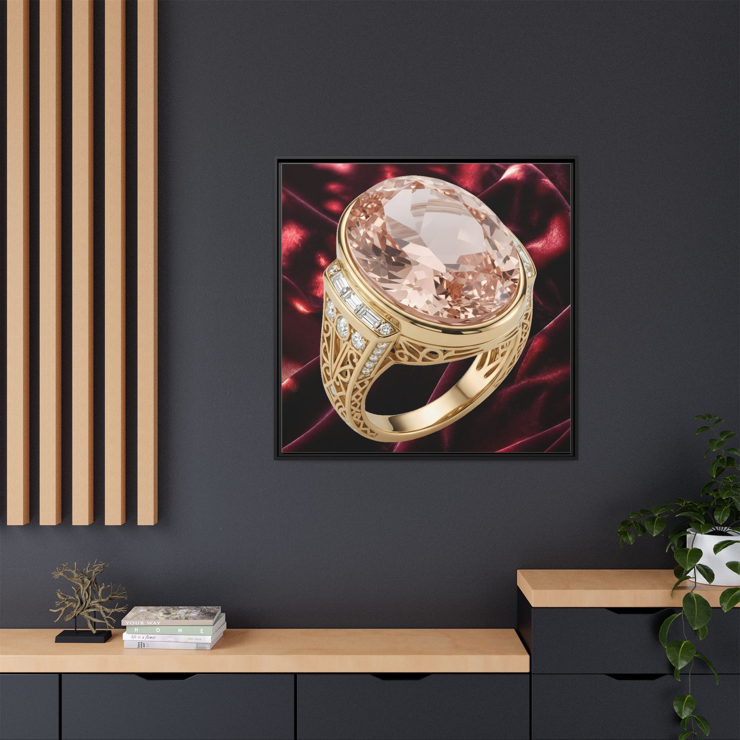 Oval Splendor Canvas