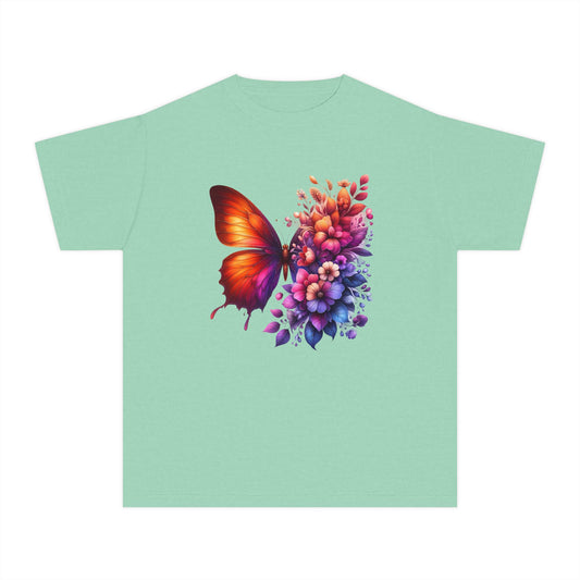 Butterfly Floral Youth T-Shirt