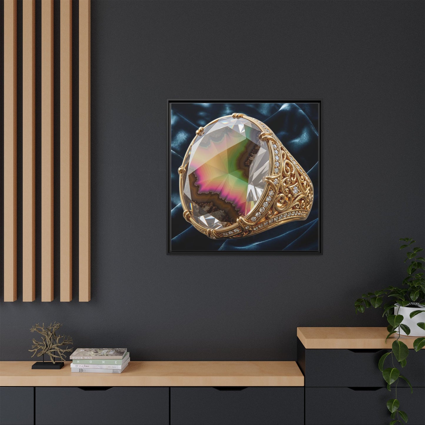 Luminous Zultanite Ring Canvas