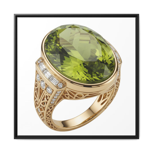 Verdant Oval Peridot Wall Art
