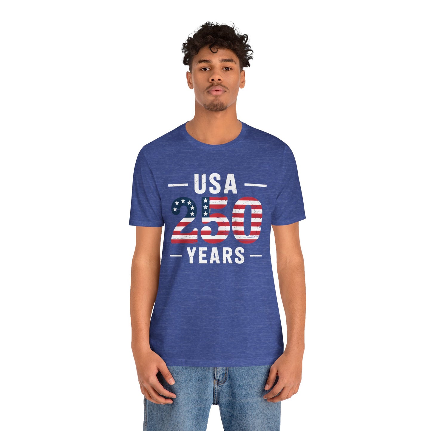 USA 250 Years Patriotic Flag T-Shirt