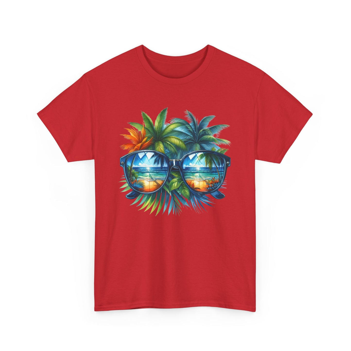 Tropical Sunglasses Palm Tree T-Shirt