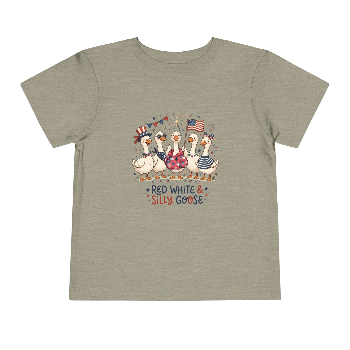Red White & Silly Goose Toddler T-Shirt