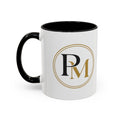 Black Gold PM Initial Accent Mug