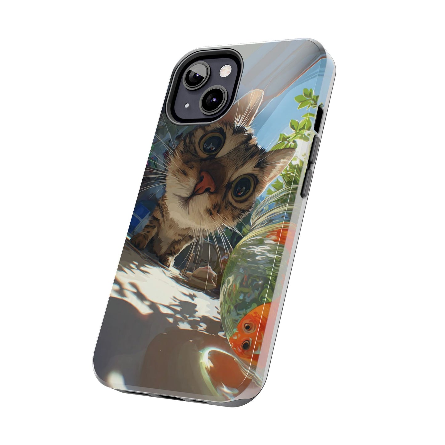 Pondside Cat Apple Phone Case