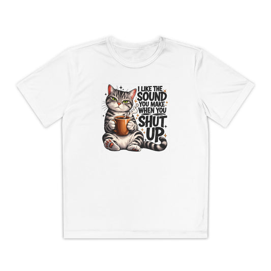 Youth Sarcastic Cat Graphic Tee