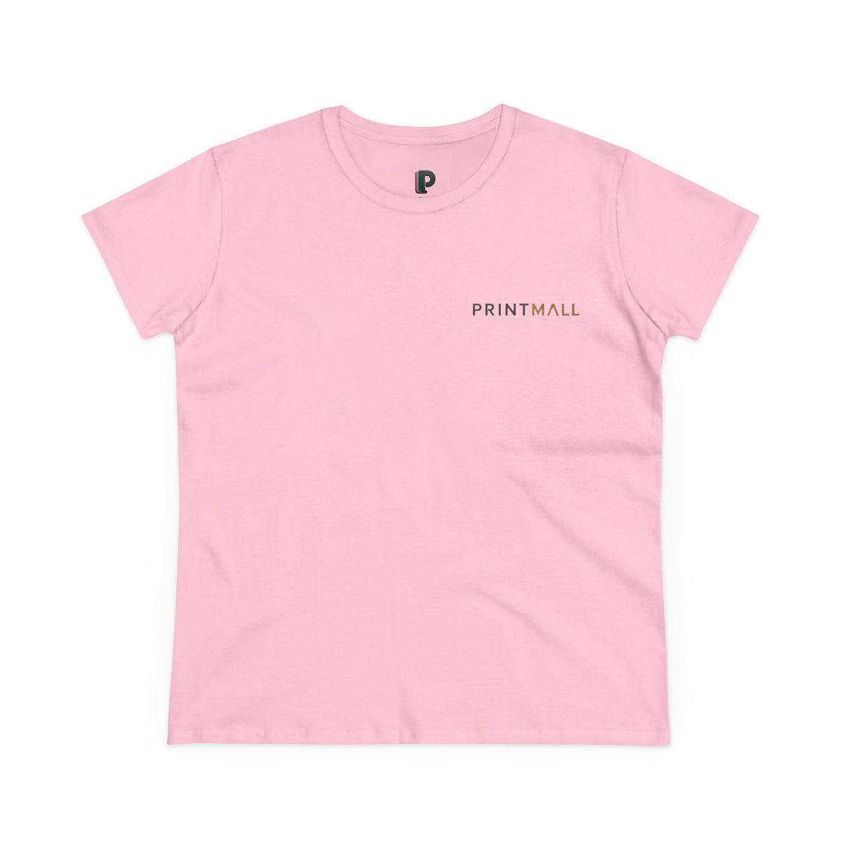 Watercolor Red Pagoda Back Print Women’s Tee