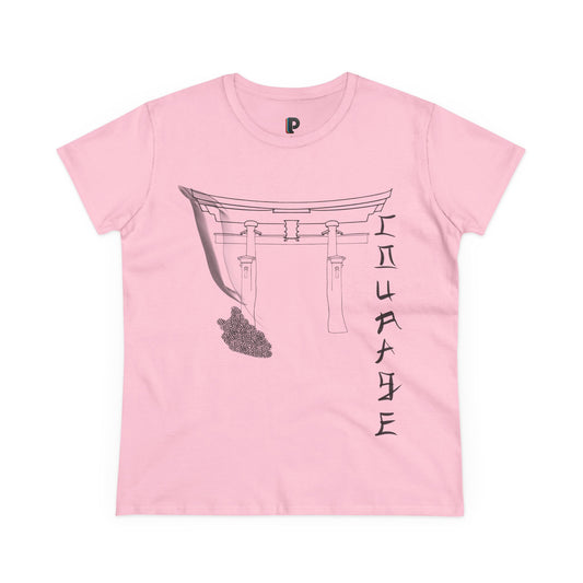 Minimal Torii Gate Ink Sketch Women’s Tee