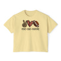 Football Heart Boxy Tee