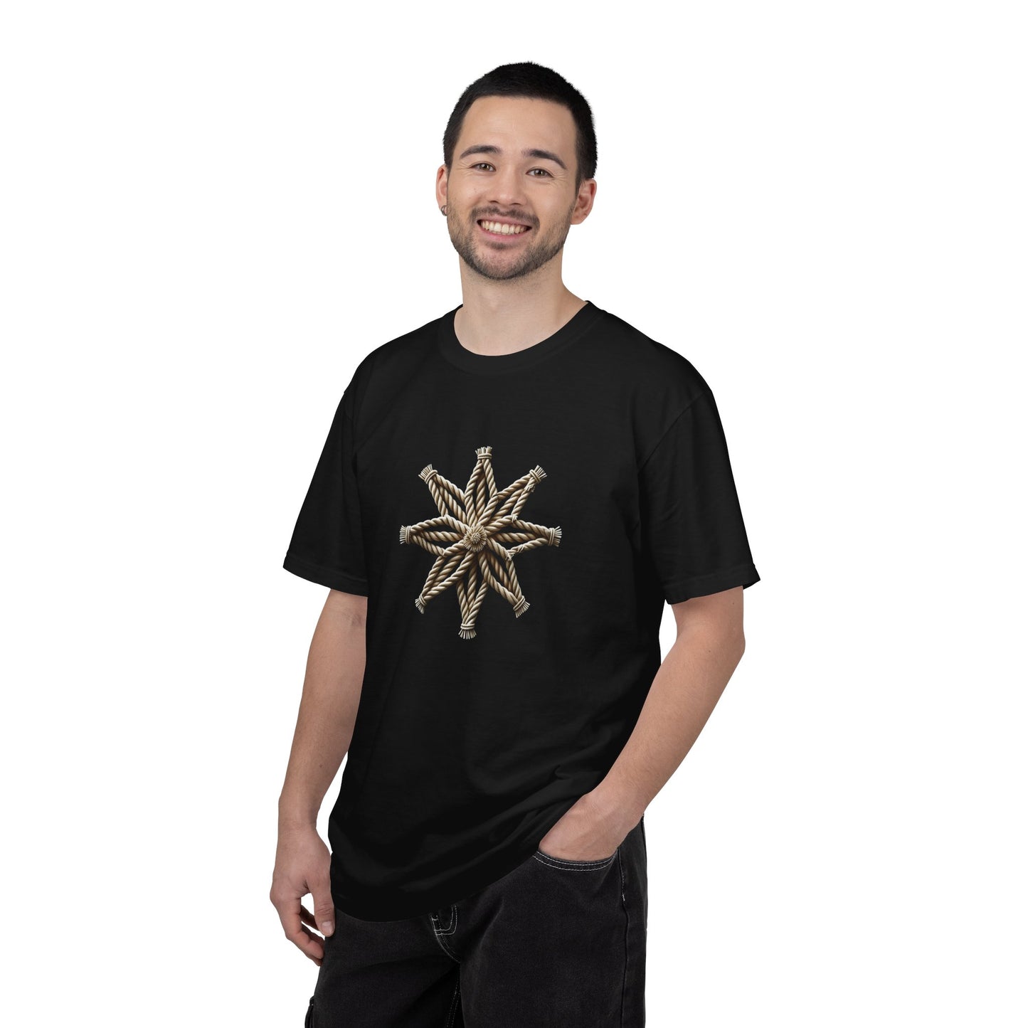 Eight-Point Rope Compass Men’s Cotton Tee