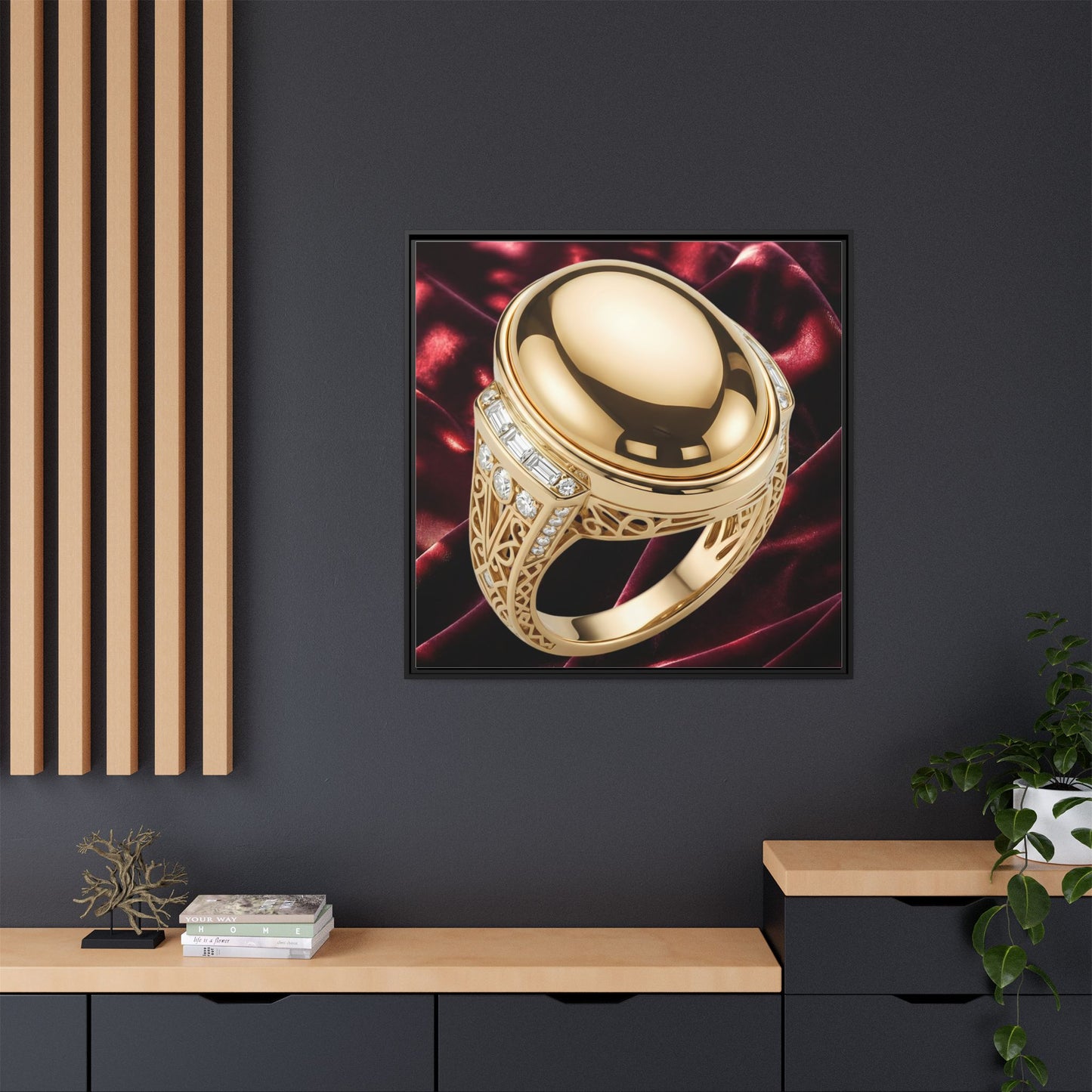 Golden Signet Wall Art