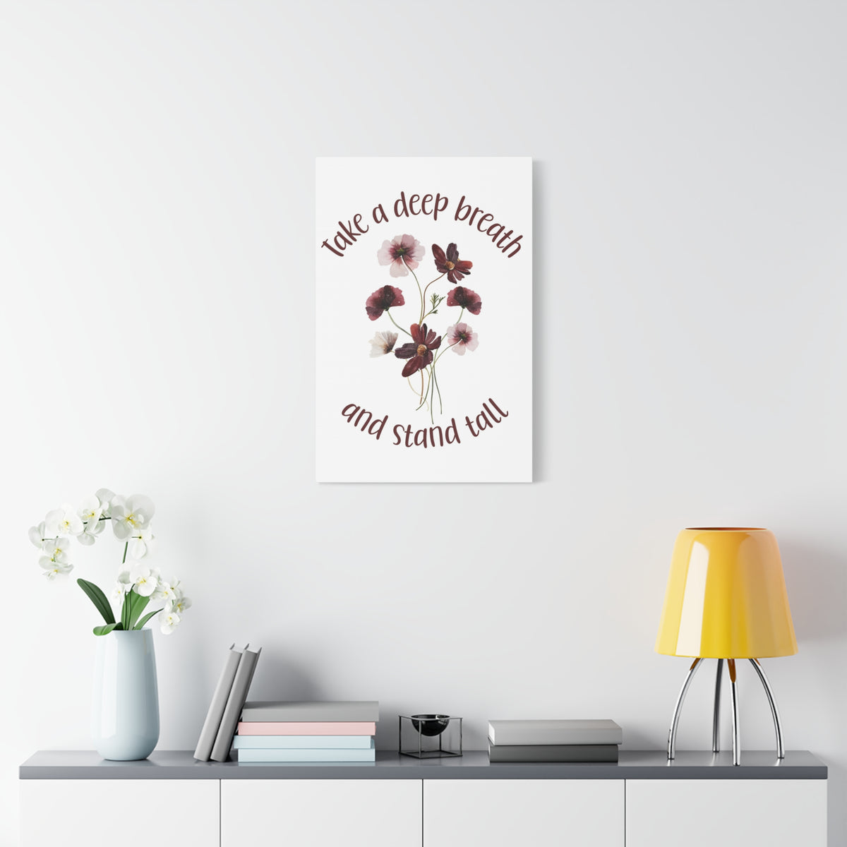 Inspirational Floral Canvas