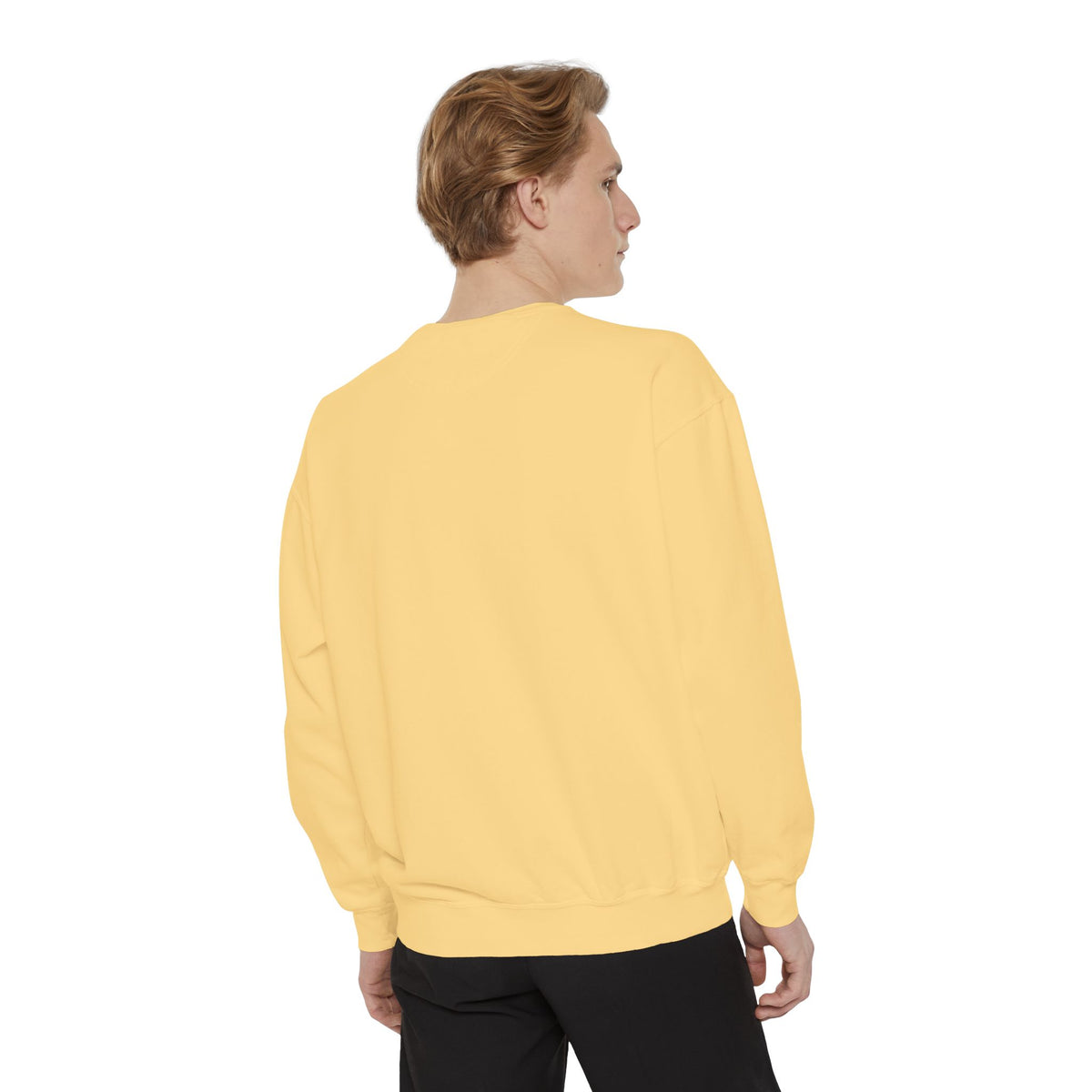 Gold Interlink Logo Crewneck Sweatshirt for Women