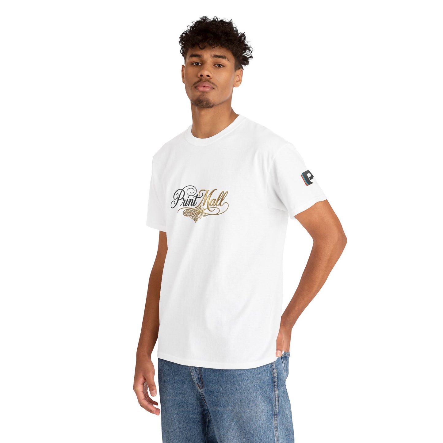 Decorative Cursive PrintMall Men’s Tee