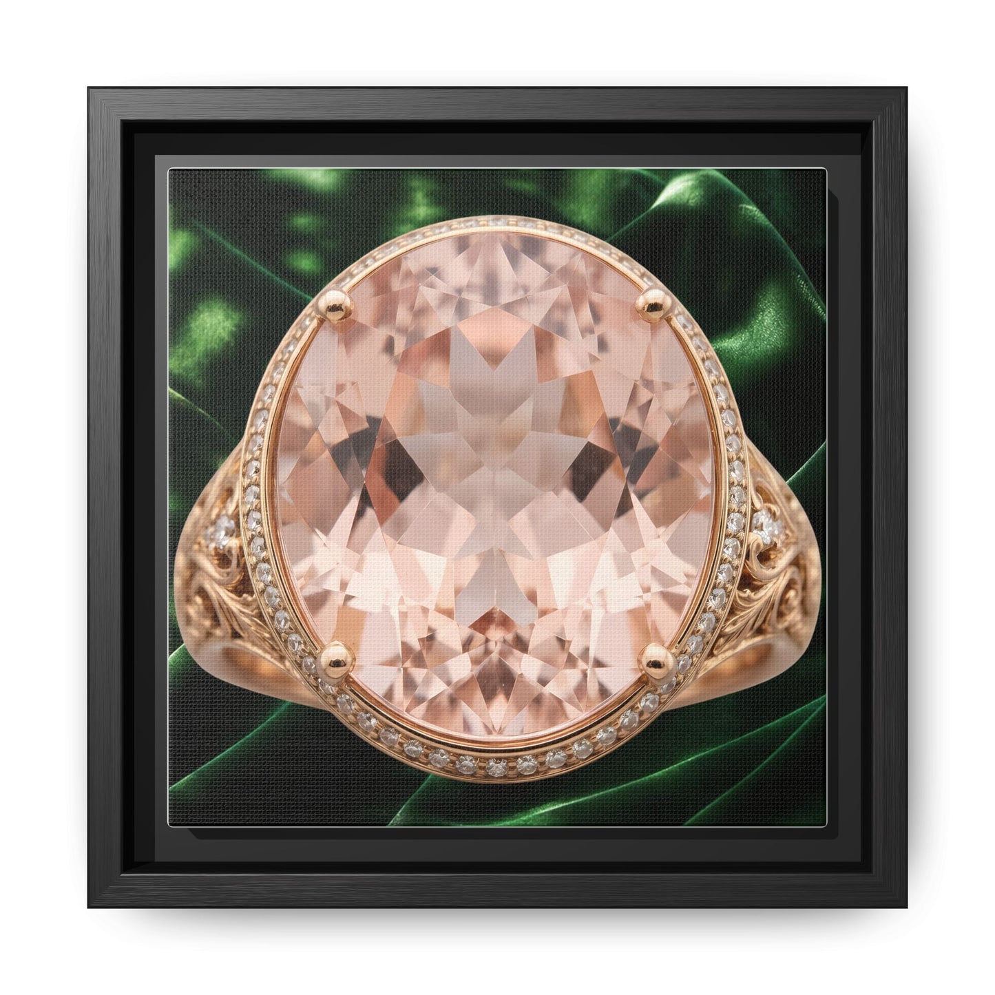 Morganite Rosé Grandeur Ring Canvas