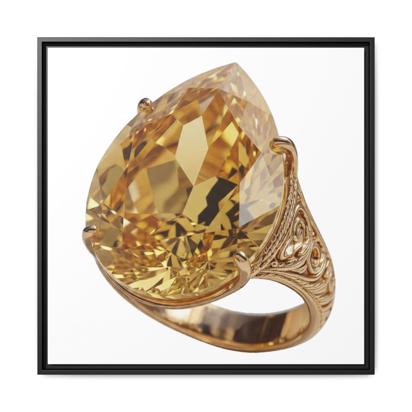 Citrine Signet Canvas Print